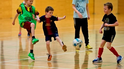 Indendoers Fodbold Boern Bryrup